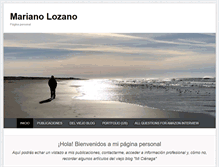 Tablet Screenshot of marianolozano.com